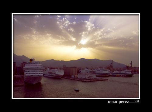 Fotografia de Omar - Galeria Fotografica: Omar. Arte - Foto: Atardecer en Palermo. Italia