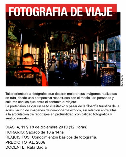 Fotografia de ruido photo - Galeria Fotografica: RUIDO ESCUELA - Foto: Taller Fotografia de viajes con Rafa Badia