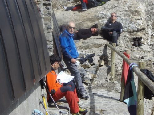 Fotografia de Martin Elorza guias de monta�a - Galeria Fotografica: Cara Norte Monte Perdido - Foto: tomado el sol