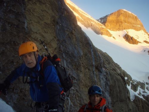 Fotografia de Martin Elorza guias de montaa - Galeria Fotografica: Cara Norte Monte Perdido - Foto: 1 corredor