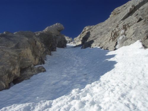 Fotografia de Martin Elorza guias de montaa - Galeria Fotografica: Cara Norte Monte Perdido - Foto: entrada 2 corredor