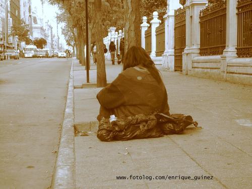 Fotografia de enriqueguinez - Galeria Fotografica: vagabundos - Foto: Vagabunda con verguenza