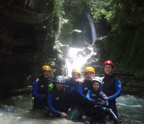 Fotografia de Martin Elorza guias de montaa - Galeria Fotografica: Descenso de barrancos - Foto: barranco del Furco