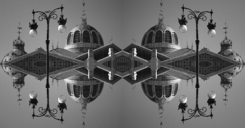 Fotografia de Juan Torres - Galeria Fotografica: Valencia: simetras urbanas - Foto: Mercat Central