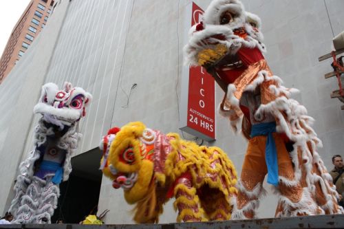 Fotografia de Guillermo Castillo Ramrez - Galeria Fotografica: Diversidad cultural, el ao nuevo chino en la ciudad de Mxico - Foto: Trio dragones