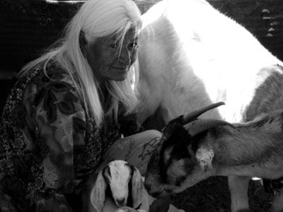 Fotografia de Guillermo Castillo Ram�rez - Galeria Fotografica: Rostros de arena, los O�odham del desierto de Altar - Foto: Do�a Herlinda, Sonoyta, M�xico. 