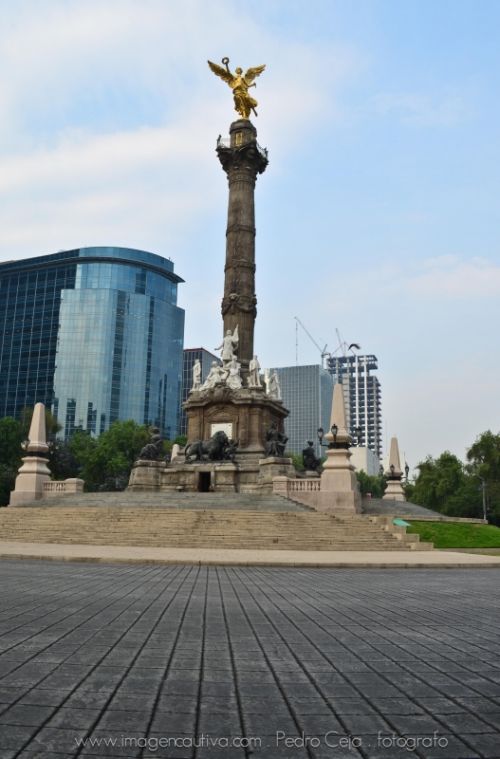 Fotografia de Pedro Ceja - Galeria Fotografica: Paseo de la reforma M�xico D.F. - Foto: Angel de la independencia