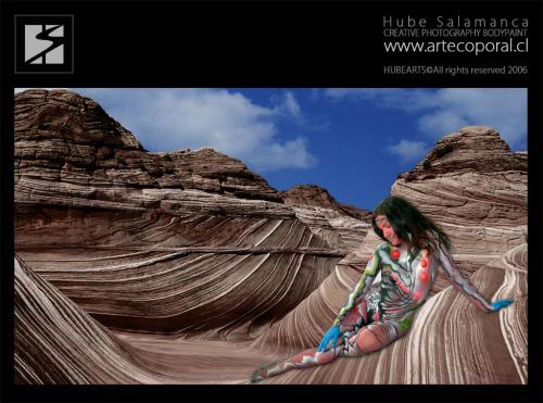 Fotografia de HubeArts - Galeria Fotografica: cuerpos pintados - Foto: Taller de Bodypainting