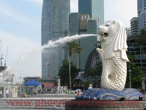 Fotografia de Phoenix Pictures - Galeria Fotografica: Paisajes de Asia - Foto: Merlion, Singapore
