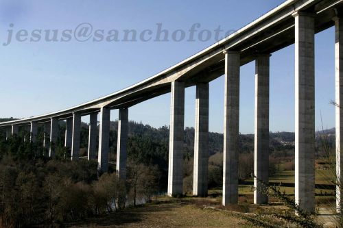 Fotografia de Sanchofoto S.C. - Galeria Fotografica: AQUITECTURA / EXTRUCTURAS - Foto: viaducto autopista galicia