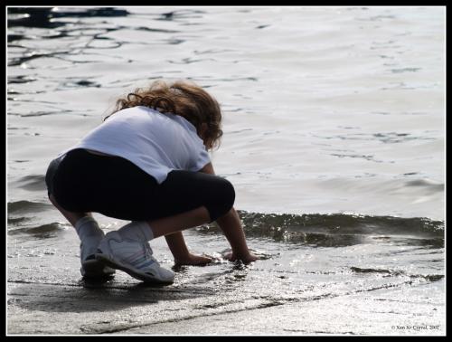 Fotografia de Xan Xe Corral - Galeria Fotografica: Sensacins - Foto: A tentacin da auga (La tentacin del agua)