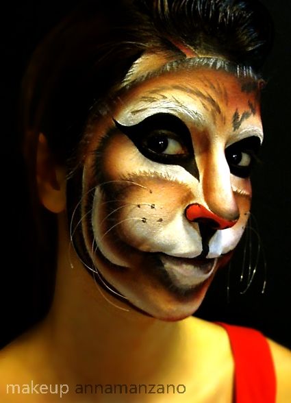 Fotografia de Anna Manzano - Make-up & illustration -  - Galeria Fotografica: Caracterizacin - Foto: Gato