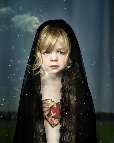 Fotografia de Malen - Galeria Fotografica: Malen - Foto: Retrato con Mantilla