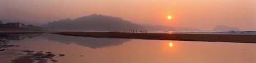 Fotografia de poliki - Galeria Fotografica: Fotos de naturaleza y paisaje - Foto: Atardecer en la Playa de Zarautz.