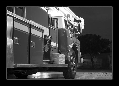 Fotografia de Ojo Areo - Galeria Fotografica: Bomberos - Foto: M2 ByN