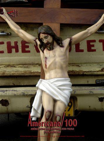 Fotografia de Milton Afanador - Galeria Fotografica: 100% Americano - Foto: El Cristo Chevrolero