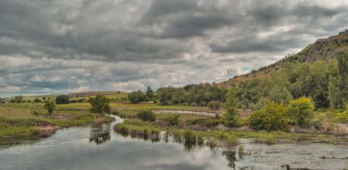 Fotografia de Rubn Lpez - Galeria Fotografica: Paisaje de La Mancha... - Foto: El Guadiana desde el Puente de Alarcos