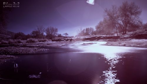 Fotografia de Rubn Lpez - Galeria Fotografica: Paisaje de La Mancha... - Foto: Rio Bullaque en Luciana (IR)