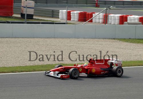 Fotografia de David Cucaln - Galeria Fotografica: Formula 1 Temporada 2010 Montmel - Foto: Felipe Massa - Ferrari F1