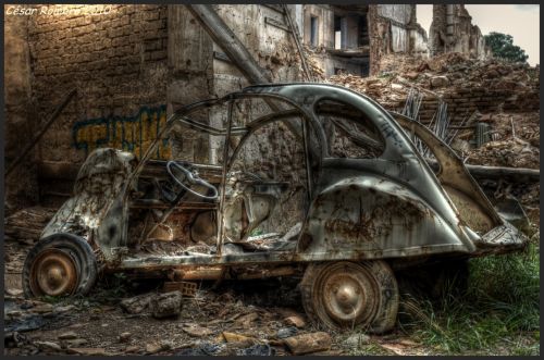 Fotografia de Cesar - Galeria Fotografica: HDR - Foto: Abandonado en Belchite