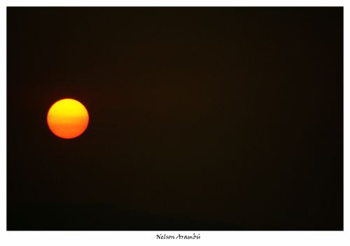 Fotografia de Nelson Jhannye Aramb - Galeria Fotografica: Momentos - Foto: Atardecer de fuego