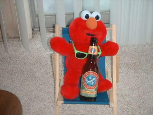 Fotografia de Mara Luca - Galeria Fotografica: Elmo y el Lado Oscuro - Foto: Elmo borracho