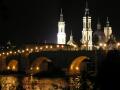 Foto de  Nacho Milln - Galería: Cuando anochece.... - Fotografía: baslica del pilar y puente de piedra, Zaragoza