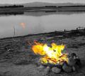 Fotos de Plutak -  Foto: negro con blanco y color - fuego vivo