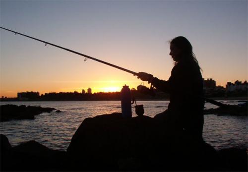 Fotografia de Red21 - Galeria Fotografica: Siluetas pescando - Foto: Sigue el pique.