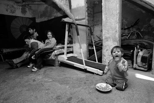 Fotografia de Vicen Llurba - Galeria Fotografica: FAMILIA GITANA - Foto: GITANOS 1