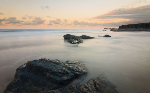 Fotografia de dekkard - Galeria Fotografica: Playas Cantabrico - Foto: Linea de rocas