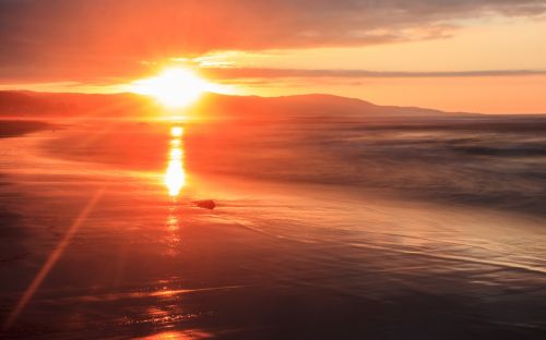 Fotografia de dekkard - Galeria Fotografica: Playas Cantabrico - Foto: Sol poniente