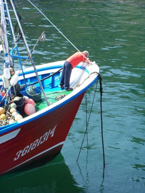 Fotografia de Fran Lpez - Galeria Fotografica: Flota Costera en Lastres - Foto: 