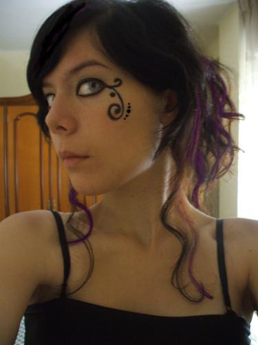 Fotografia de Beatriz - Galeria Fotografica: Yo. - Foto: Con el ojo pintado.