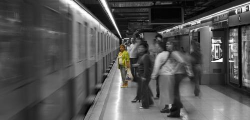 Fotografia de Pepo - Galeria Fotografica: Un ratito en el Metro de Barcelona - Foto: SN