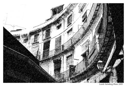 Fotografia de Lazslo Steimberg - Galeria Fotografica: Valencia Grabada. - Foto: Plaza Redonda.