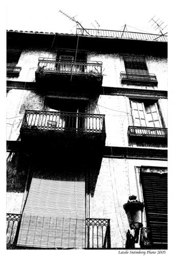 Fotografia de Lazslo Steimberg - Galeria Fotografica: Valencia Grabada. - Foto: Persianas.