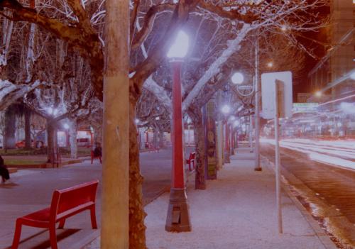 Fotografia de Jordan Molinari - Galeria Fotografica: San Miguel Nocturna - Foto: Invierno en Plaza