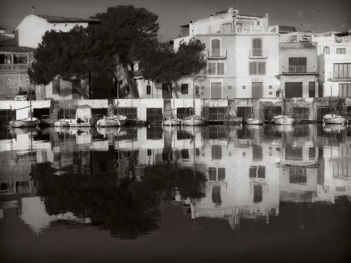 Fotografia de Christian Frolich Photography - Galeria Fotografica: Paisajes Blanco y Negro - Foto: Harbour of Porto Colom