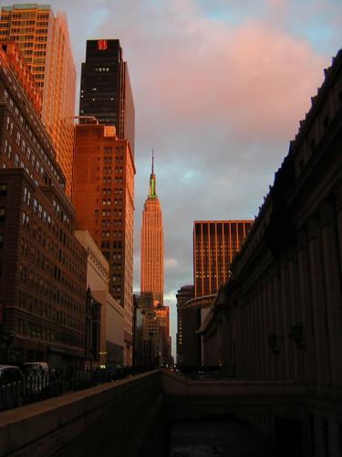 Fotografia de avesnatureza - Galeria Fotografica: New York - Foto: sun set at ESB