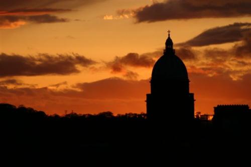 Fotografia de Iker - Galeria Fotografica: Escocia - Foto: Puesta de sol en el West End de Edimburgo