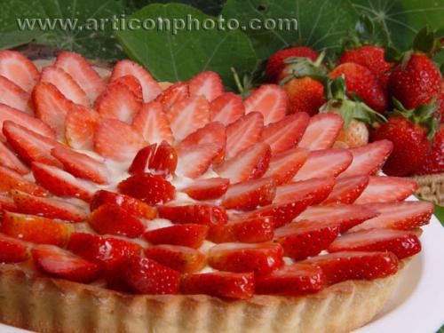 Fotografia de Articon - Galeria Fotografica: Alimentos - Foto: Tarta de Fresa