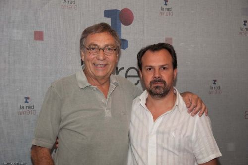 Fotografia de ph. Santiago Trusso - Galeria Fotografica: STs Journalism - Foto: Luis Brandoni y Gustavo Sylvestre, en estudio Radi