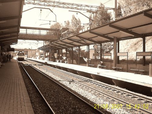 Fotografia de Stopspeed800allway - Galeria Fotografica: Momentos urbanos Madrid - Foto: Llegada de un tren