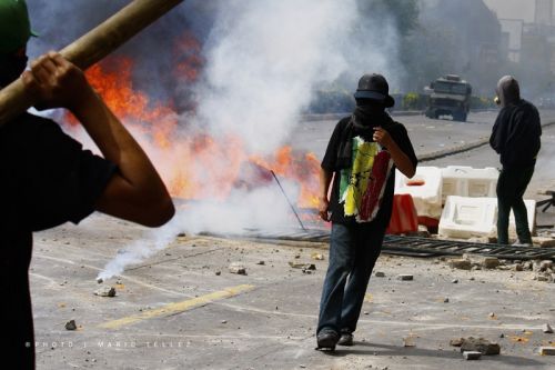 Fotografia de stilleto - Galeria Fotografica: Marchas y violencia en Chile - Foto: 