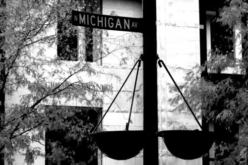 Fotografia de Eduardo Hugo - Galeria Fotografica: Chicago - Foto: Algo cuelga de Michigan