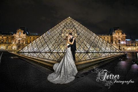 Fotografia de Ferrer Fotografos - Galeria Fotografica: Boda - Foto: Museo del louvre