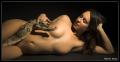 Foto de  Julie Bernad - Galería: Moda y Desnudo Artstico - Fotografía: Desnudo con Boa Constrictor II