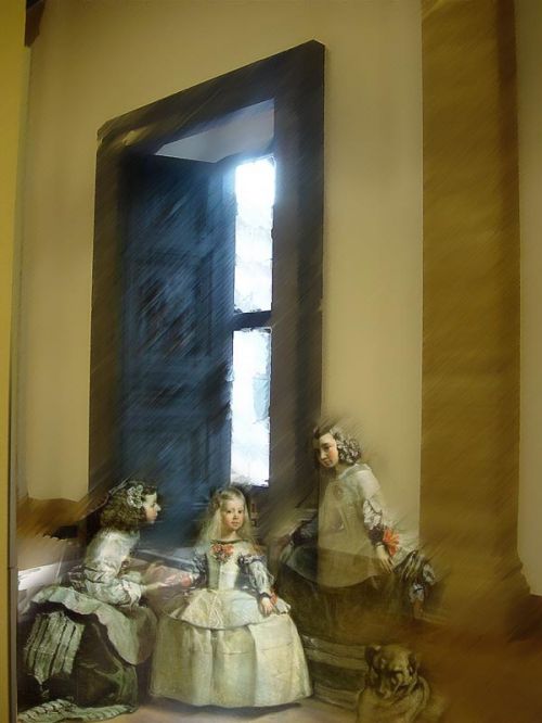 Fotografia de adolfo de los santos - Galeria Fotografica: Arte fotogrfico - Foto: Meninas en un museo de Berln