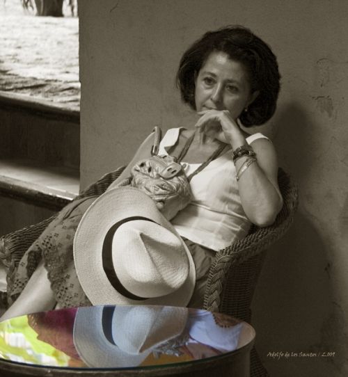 Fotografia de adolfo de los santos - Galeria Fotografica: Retratos - Foto: Leonor pensativa